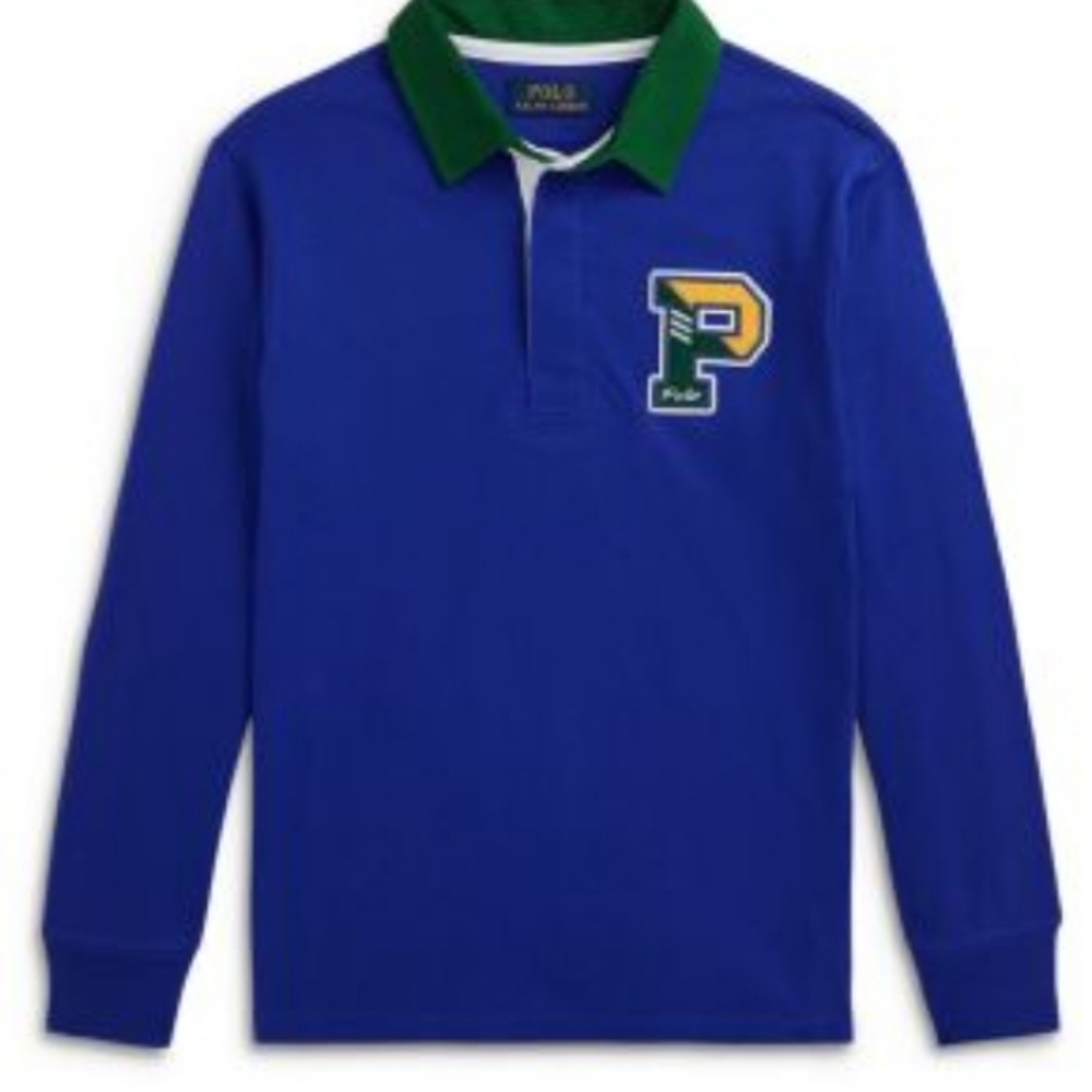 Polo by Ralph Lauren Kids Royal Blue Long Sleeve Rugby